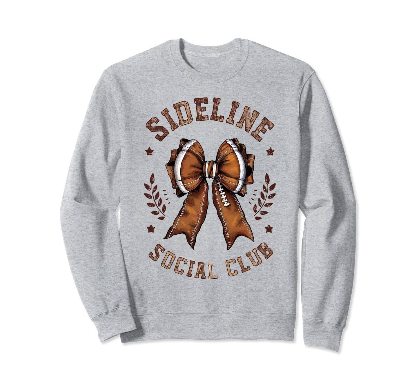 Womens Moms Coquette Bow Football Sweatshirt - Unique Graphic Men Women - T-Shirt, Sweatshirt, Hoodie