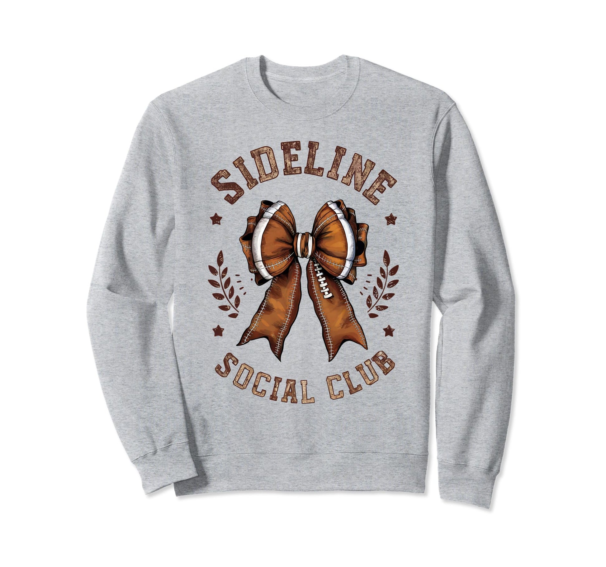 Womens Moms Coquette Bow Football Sweatshirt - Unique Graphic Men Women - T-Shirt, Sweatshirt, Hoodie