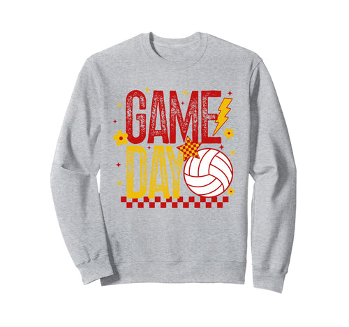 Volleyball Game Day Volleyball Sweatshirt - Streetwear Style for Adults - T-Shirt, Sweatshirt, Hoodie