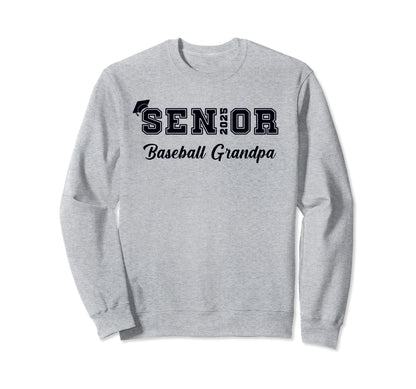 Class 2025 Baseball Grandpa Senior Sweatshirt - Graphic Print for Adults - T-Shirt, Sweatshirt, Hoodie