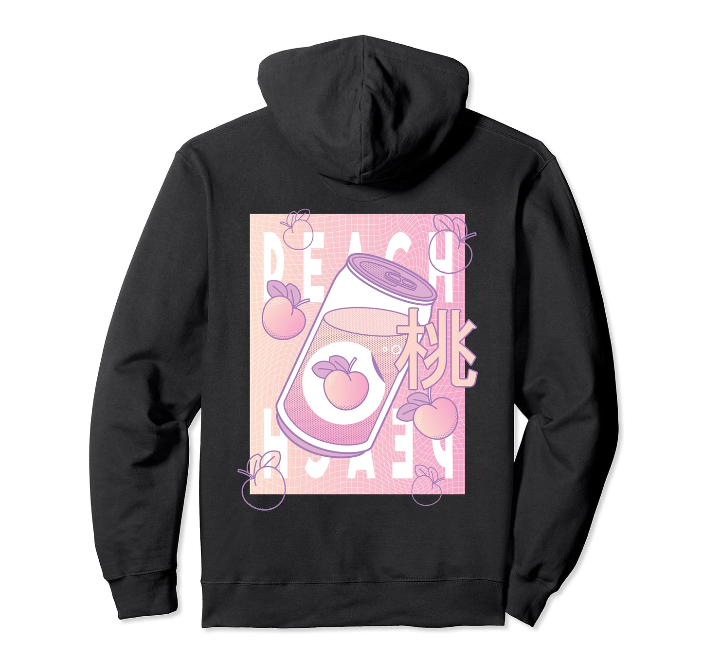 Aesthetic Vaporwave Japanese Anime Hoodie - Novelty Apparel for Adults - T-Shirt, Sweatshirt, Hoodie