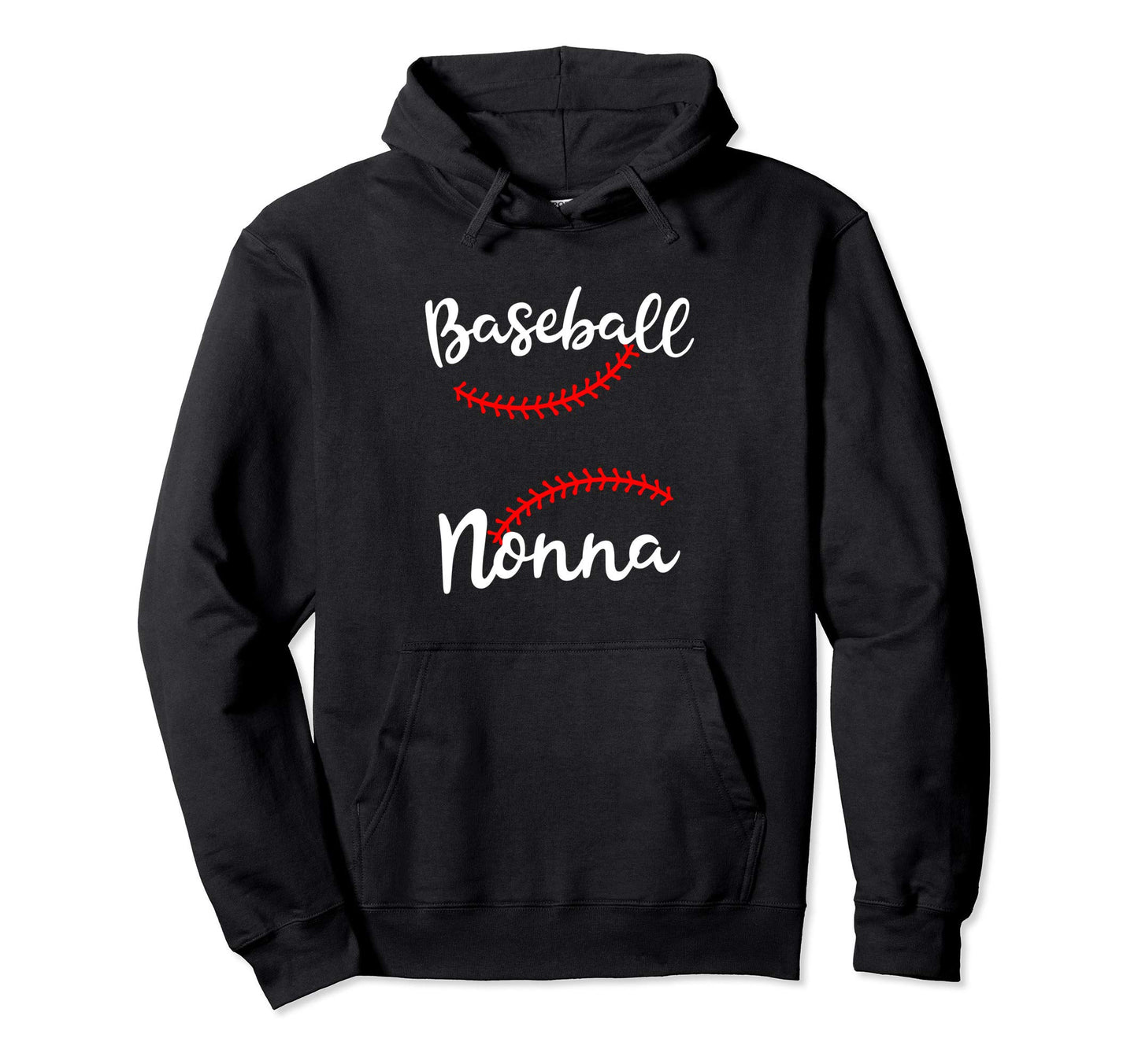 Baseball Nonna Womens Grandma Gift Hoodie - Unique Graphic for Adults - T-Shirt, Sweatshirt, Hoodie