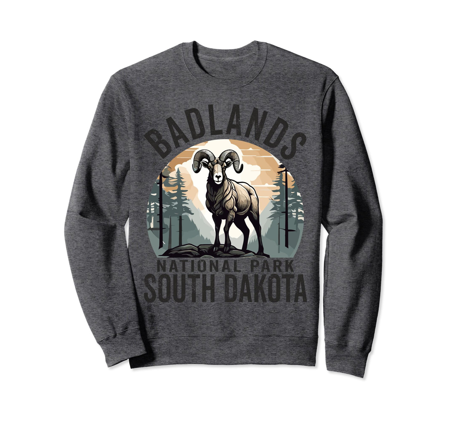 Badlands National Park South Dakota Sweatshirt - Trendy Graphic for Adults - T-Shirt, Sweatshirt, Hoodie