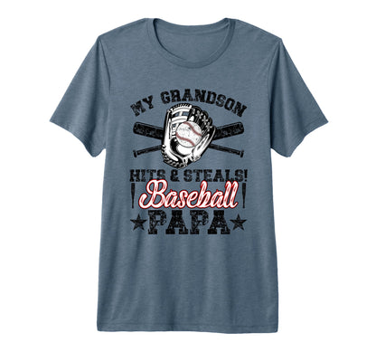 Mens Baseball Papa Funny Papa T-Shirt - Streetwear Style Men Women - T-Shirt, Sweatshirt, Hoodie