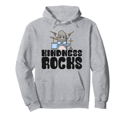 Anti Bullying Rainbow Music Teacher Hoodie - Fun Novelty Design Men Women - T-Shirt, Sweatshirt, Hoodie