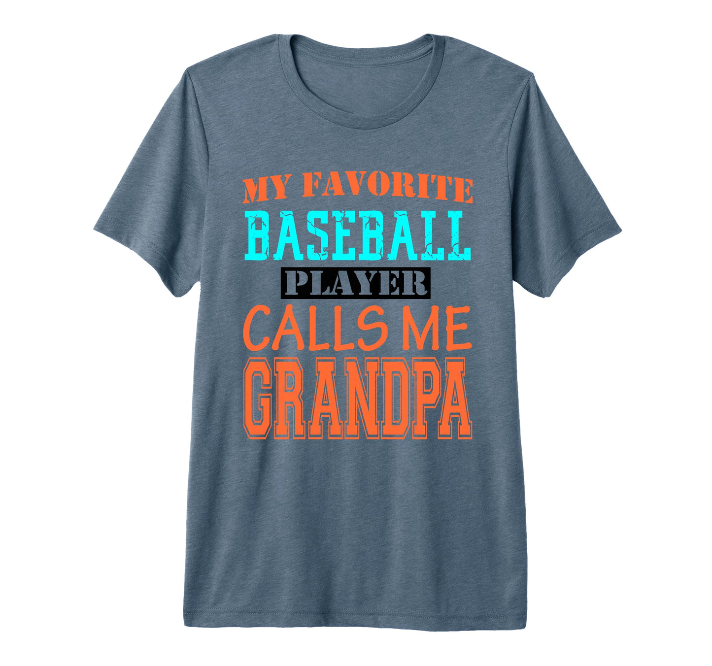 Funny Supportive Grandpa Baseball Player T-Shirt - Trendy Graphic Unisex - T-Shirt, Sweatshirt, Hoodie