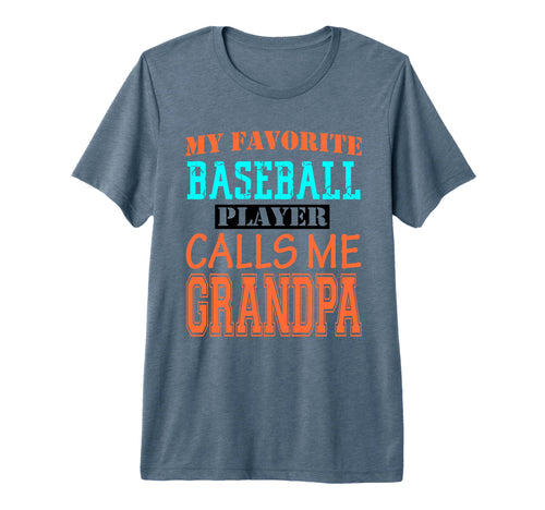 Funny Supportive Grandpa Baseball Player T-Shirt - Trendy Graphic Unisex - T-Shirt, Sweatshirt, Hoodie