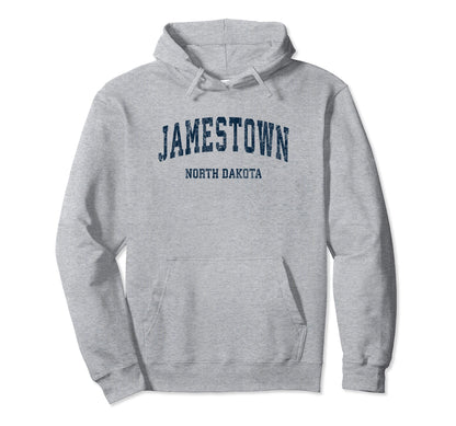 Jamestown North Dakota Nd Varsity Hoodie - Novelty Apparel Men Women - T-Shirt, Sweatshirt, Hoodie