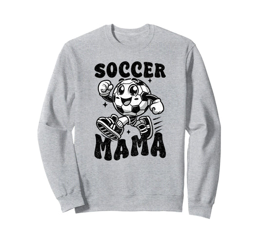 Checkered Soccer Mama Soccer Mom Sweatshirt - Custom Art Print for Adults - T-Shirt, Sweatshirt, Hoodie