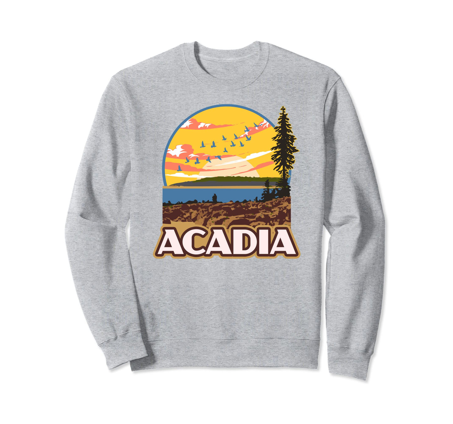 Acadia National Park Maine Parks Sweatshirt - Custom Art Print Unisex - T-Shirt, Sweatshirt, Hoodie