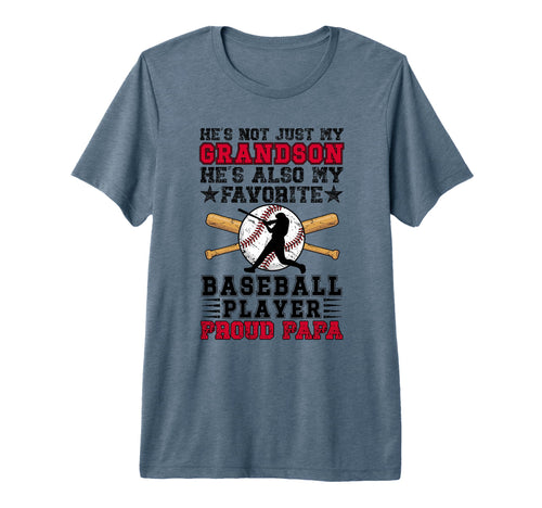 Mens Proud Papa Baseball Papa T-Shirt - Casual Everyday Wear for Adults - T-Shirt, Sweatshirt, Hoodie