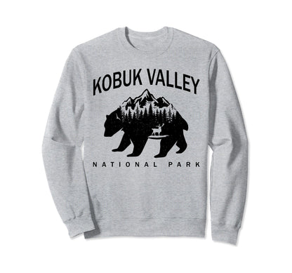 Kobuk Valley National Park Bear Sweatshirt - Streetwear Style for Adults - T-Shirt, Sweatshirt, Hoodie