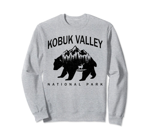 Kobuk Valley National Park Bear Sweatshirt - Streetwear Style for Adults - T-Shirt, Sweatshirt, Hoodie