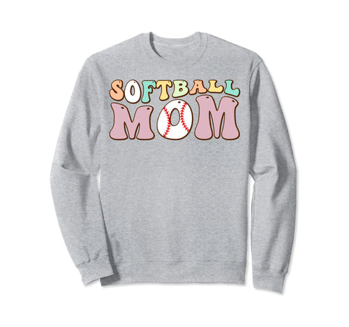 Baseball Mom Bleached Messy Bun Sweatshirt - Fun Novelty Design Men Women - T-Shirt, Sweatshirt, Hoodie