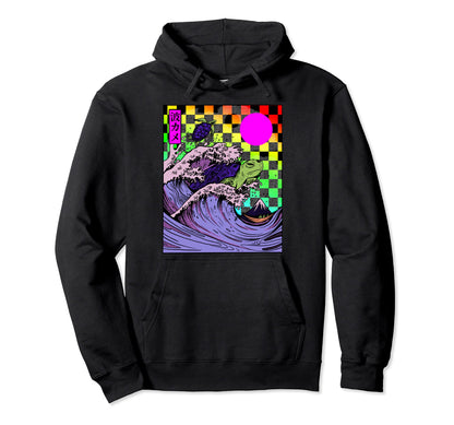 Kidcore Aesthetic Japanese Vaporwave Hoodie - Streetwear Style for Adults - T-Shirt, Sweatshirt, Hoodie
