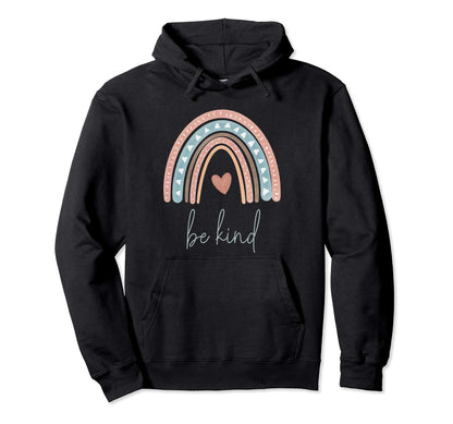 Be Kind Positive Message Inspiring Boho Hoodie - Trendy Graphic Unisex - T-Shirt, Sweatshirt, Hoodie