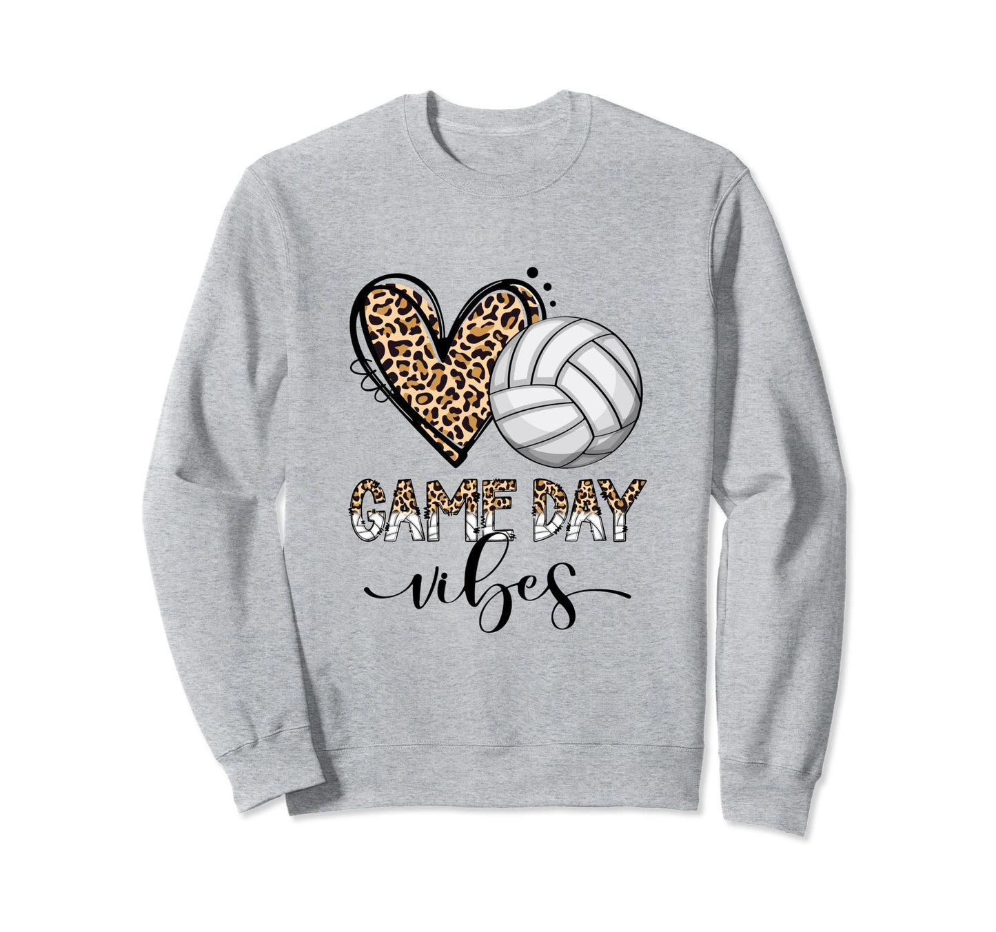 Volleyball Game Day Vibes Volleyball Sweatshirt - Minimalist Print Unisex - T-Shirt, Sweatshirt, Hoodie