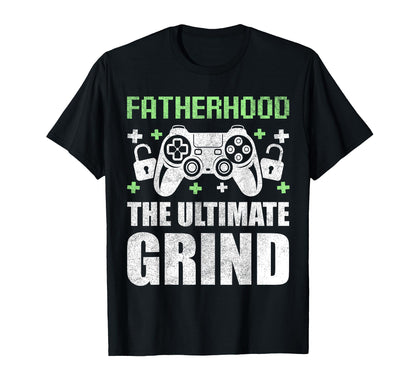 Gamer Dad Fathers Day Fatherhood T-Shirt - Minimalist Print Unisex - T-Shirt, Sweatshirt, Hoodie