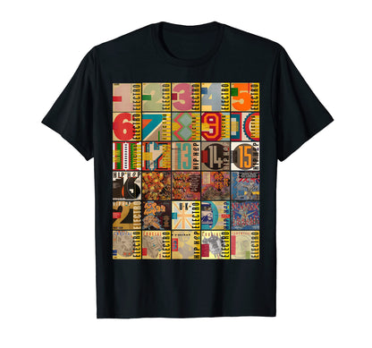 Electro Old School Uk Hip Hop Album T-Shirt - Custom Art Print for Adults - T-Shirt, Sweatshirt, Hoodie