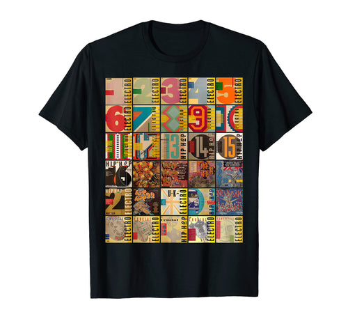 Electro Old School Uk Hip Hop Album T-Shirt - Custom Art Print for Adults - T-Shirt, Sweatshirt, Hoodie