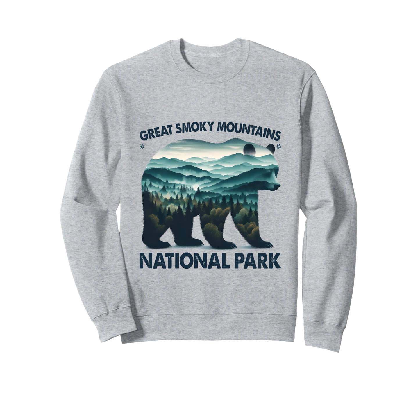 Great Smoky Mountains National Sweatshirt - Custom Art Print Men Women - T-Shirt, Sweatshirt, Hoodie