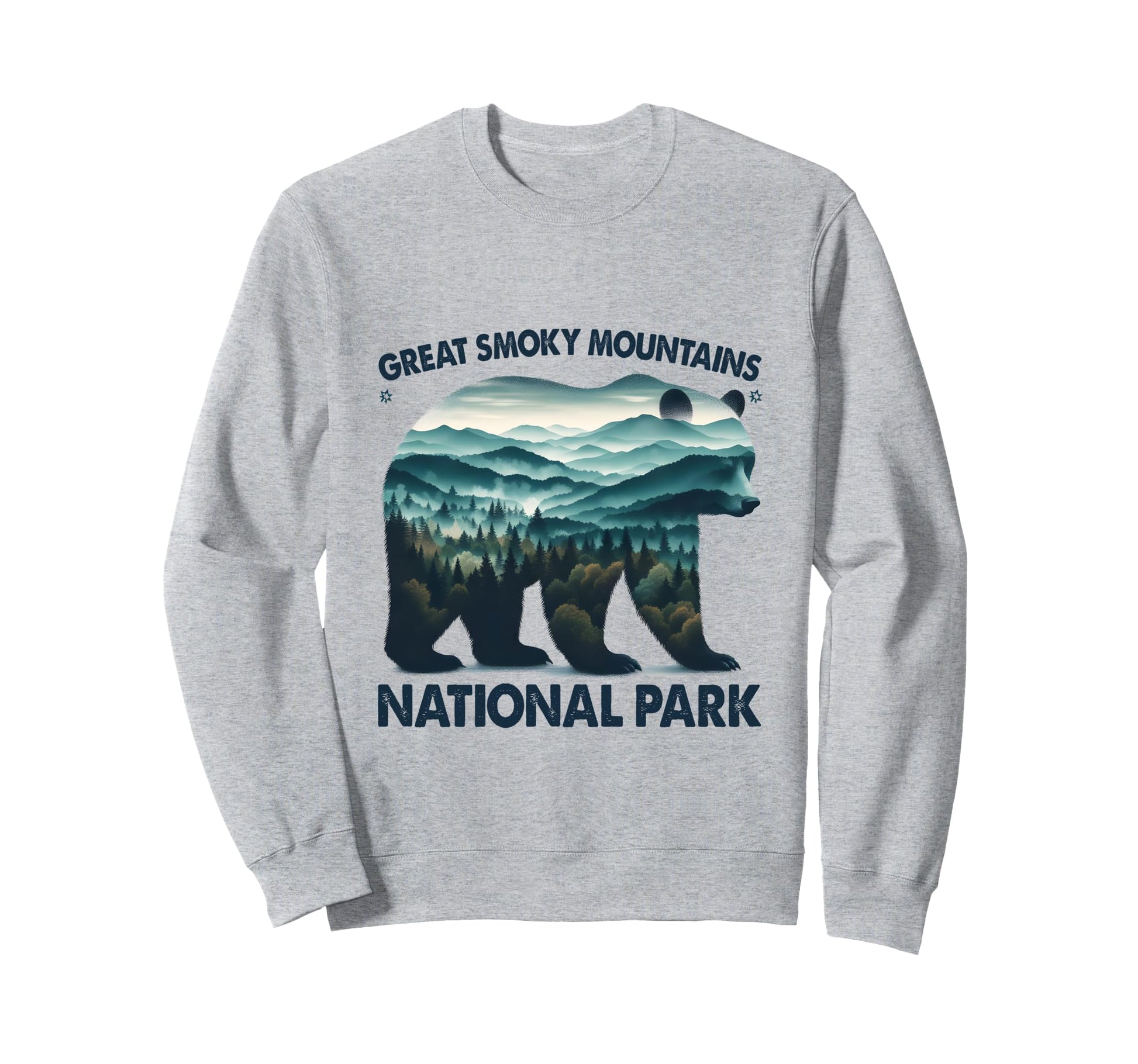 Great Smoky Mountains National Sweatshirt - Custom Art Print Men Women - T-Shirt, Sweatshirt, Hoodie