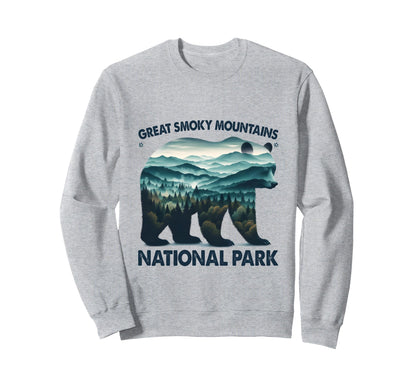 Great Smoky Mountains National Sweatshirt - Custom Art Print Men Women - T-Shirt, Sweatshirt, Hoodie