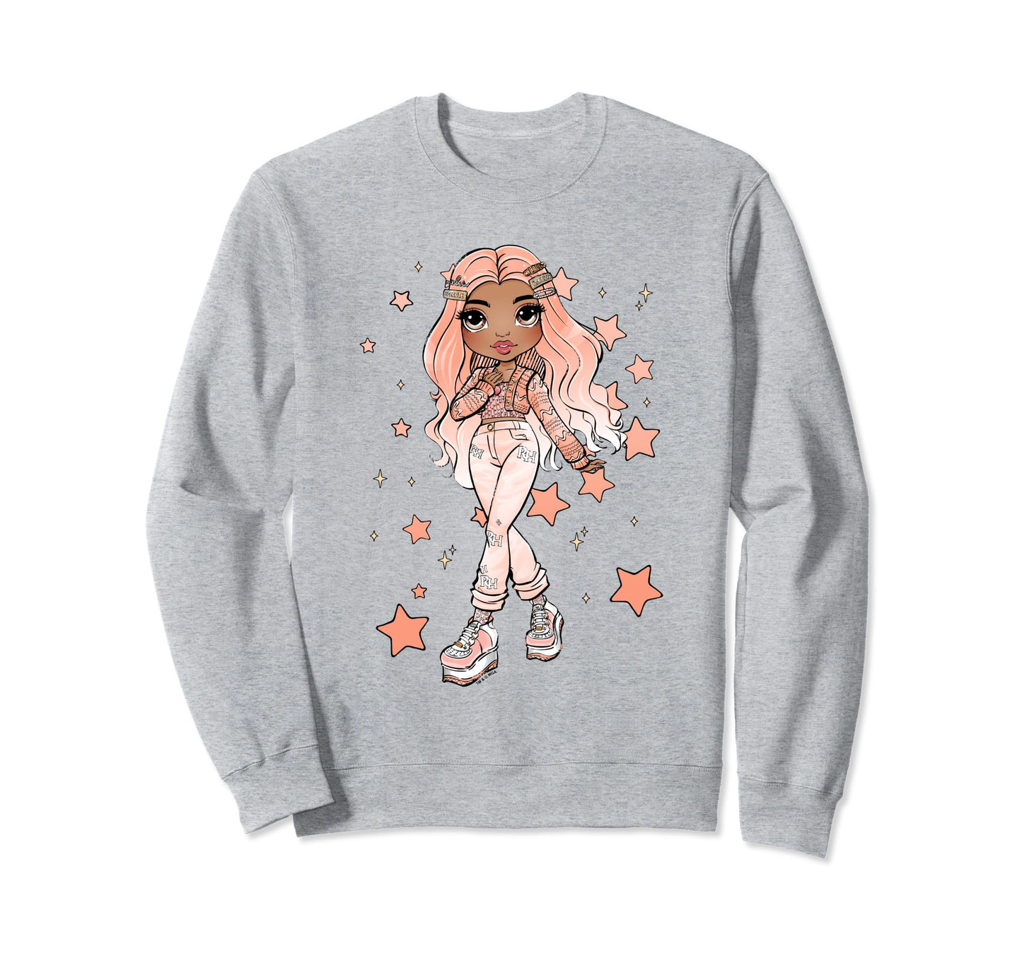 Rainbow High Georgia Bloom Star Sweatshirt - Trendy Graphic Unisex - T-Shirt, Sweatshirt, Hoodie