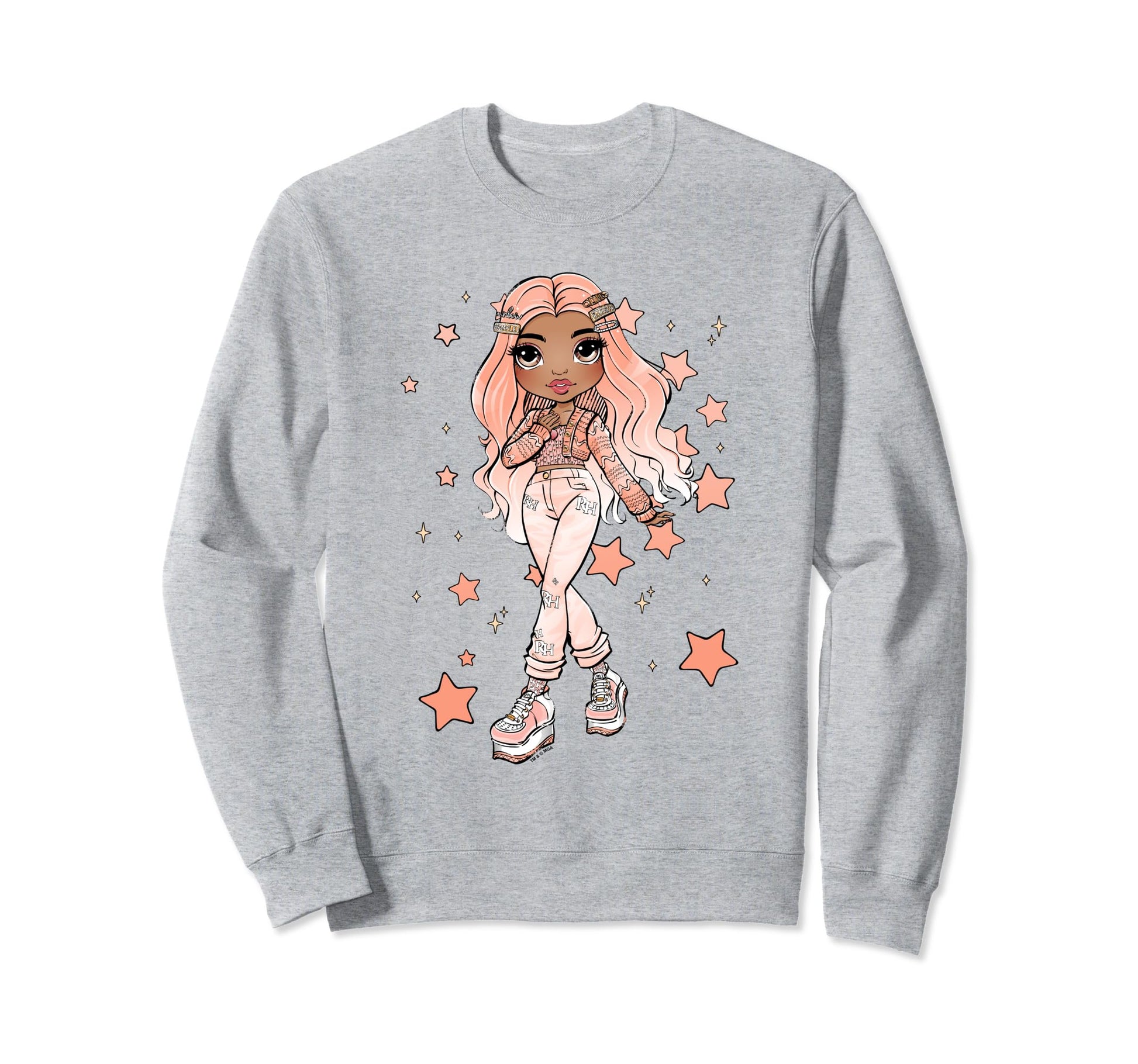 Rainbow High Georgia Bloom Star Sweatshirt - Trendy Graphic Unisex - T-Shirt, Sweatshirt, Hoodie