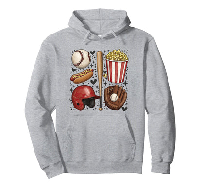 Tis Season Baseball Mom Game Day Hoodie - Streetwear Style for Adults - T-Shirt, Sweatshirt, Hoodie