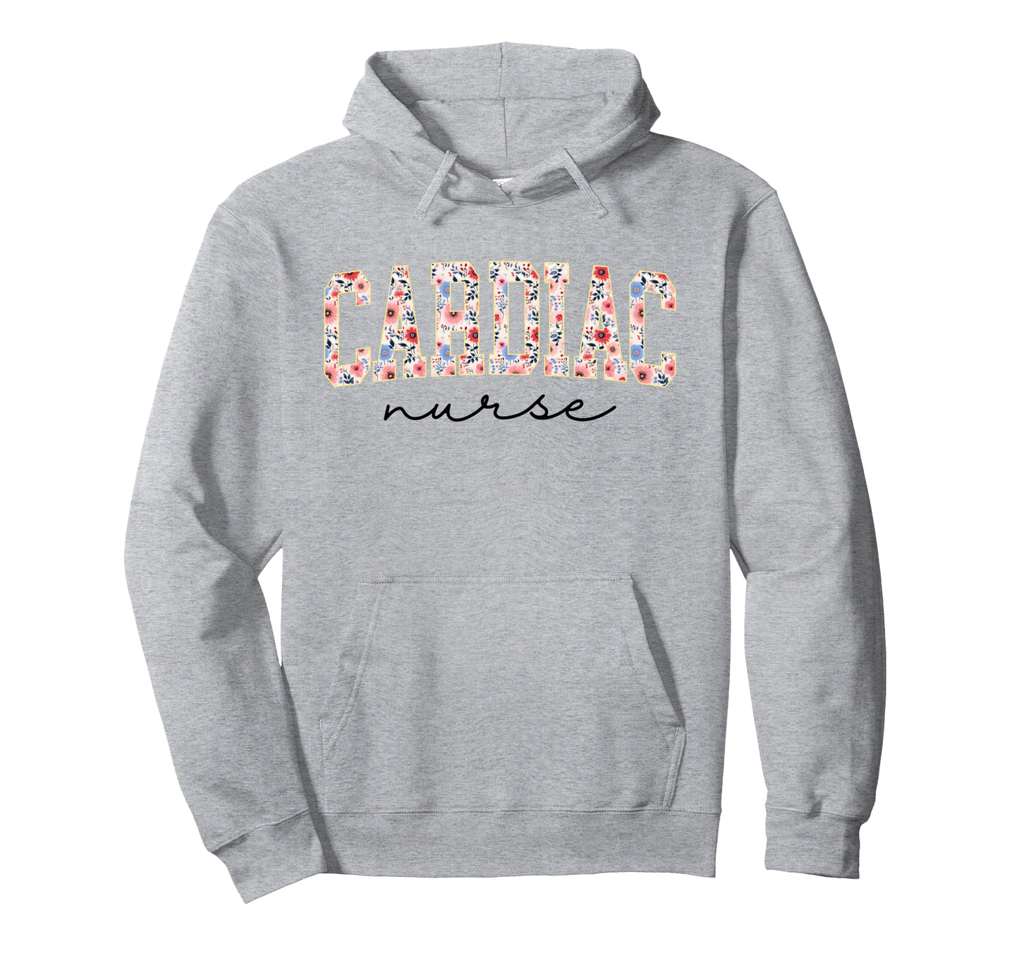 Boho Floral Cardiac Nurse Cardiac Nurse Hoodie - Novelty Apparel Men Women - T-Shirt, Sweatshirt, Hoodie