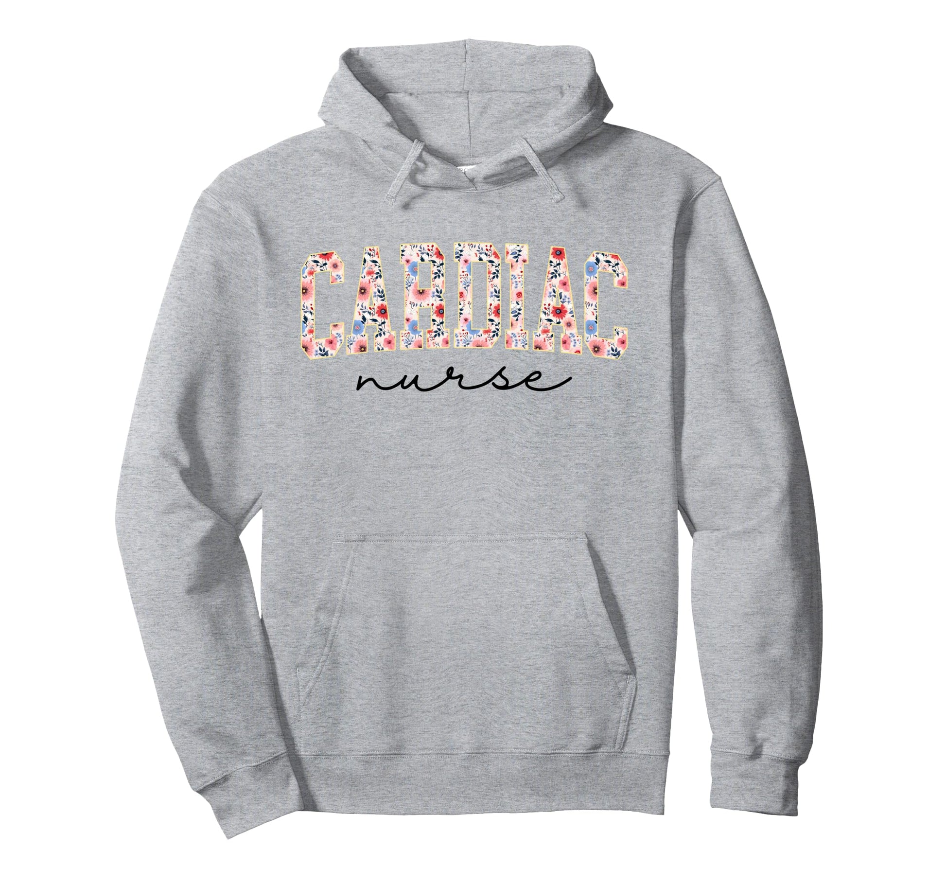 Boho Floral Cardiac Nurse Cardiac Nurse Hoodie - Novelty Apparel Men Women - T-Shirt, Sweatshirt, Hoodie