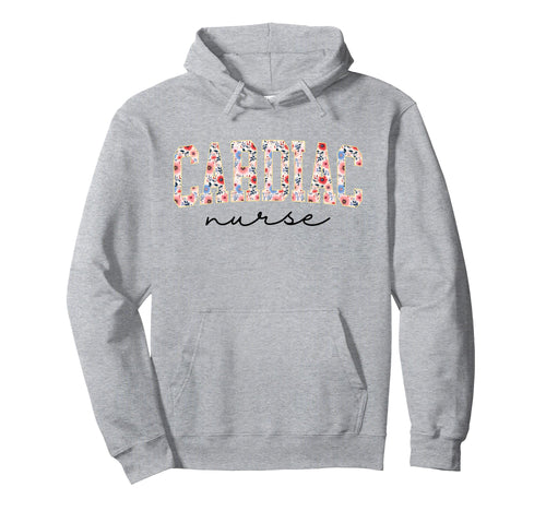 Boho Floral Cardiac Nurse Cardiac Nurse Hoodie - Novelty Apparel Men Women - T-Shirt, Sweatshirt, Hoodie