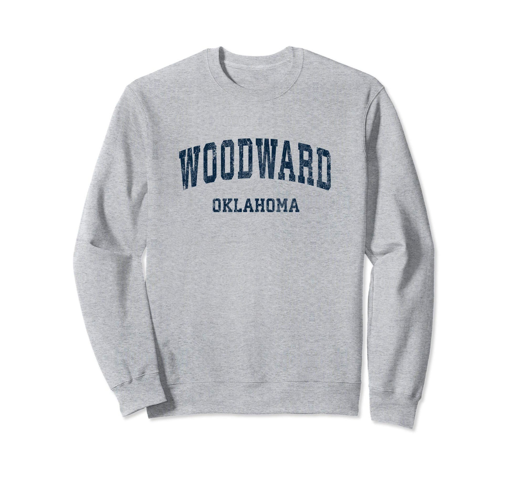 Woodward Oklahoma Ok Varsity Sweatshirt - Minimalist Print for Adults - T-Shirt, Sweatshirt, Hoodie