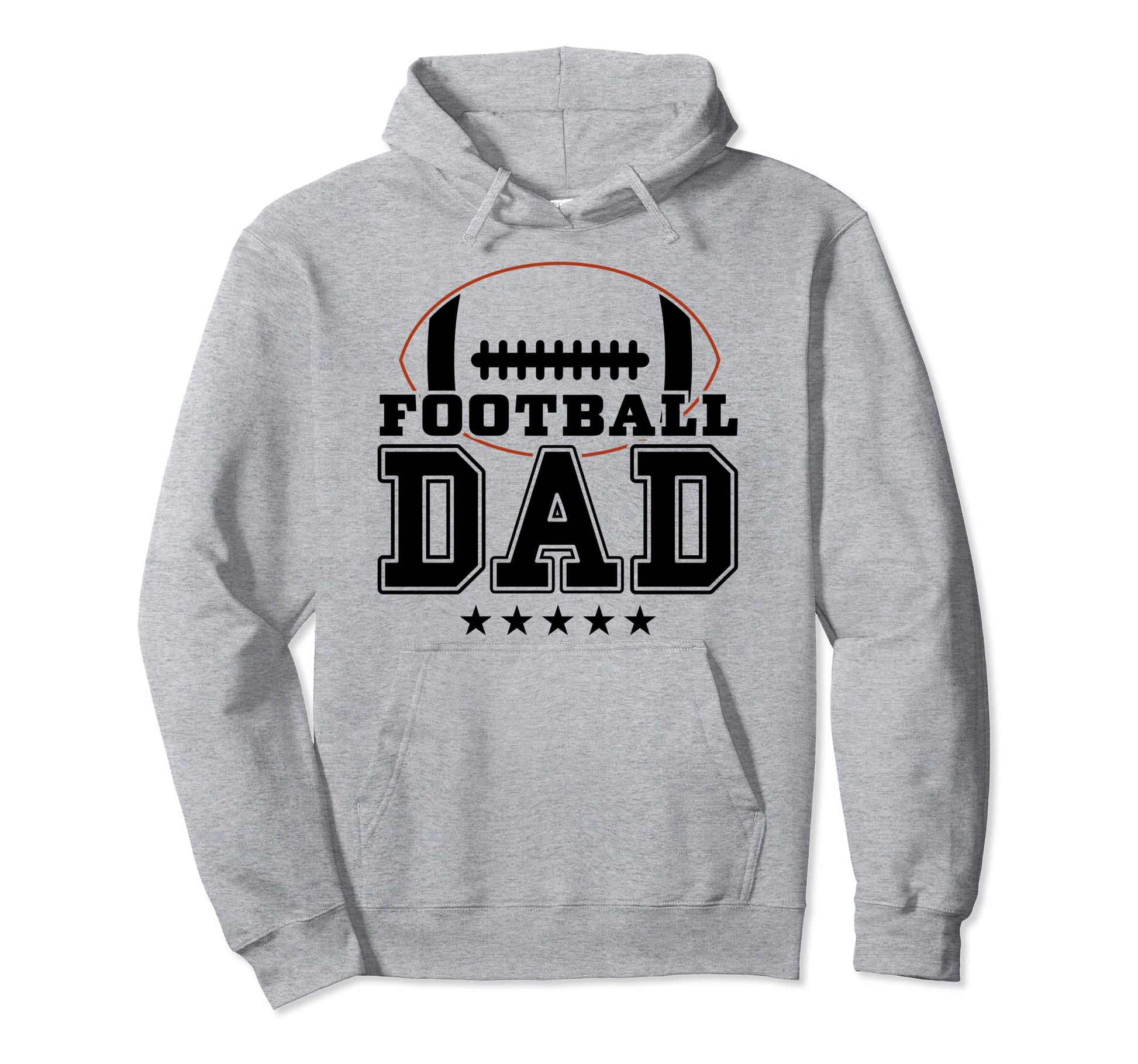 Football Dad American Football Fathers Hoodie - Graphic Print for Adults - T-Shirt, Sweatshirt, Hoodie