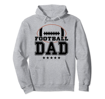 Football Dad American Football Fathers Hoodie - Graphic Print for Adults - T-Shirt, Sweatshirt, Hoodie