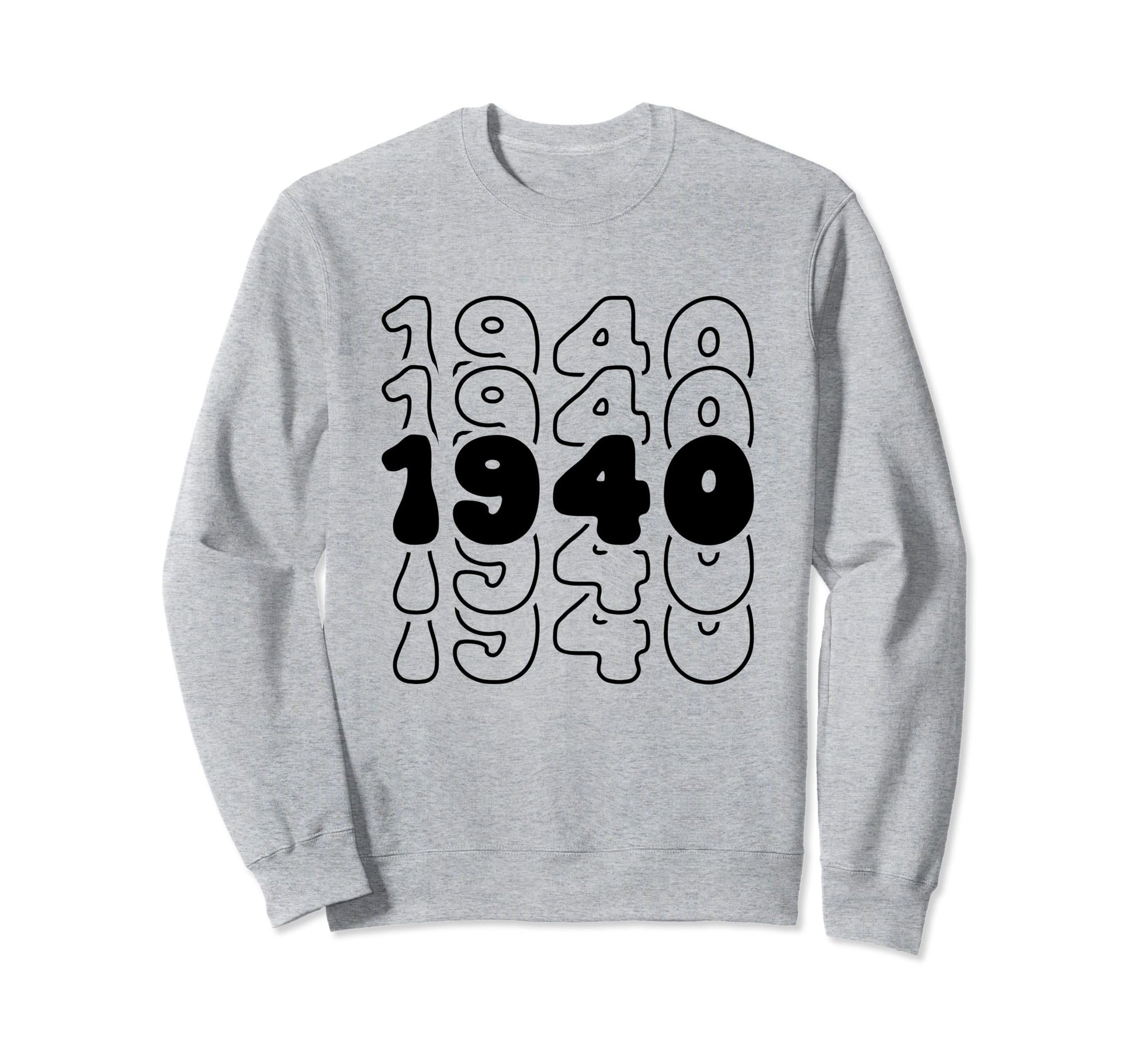84 Year Old Groovy 84Th Birthday Sweatshirt - Custom Art Print for Adults - T-Shirt, Sweatshirt, Hoodie