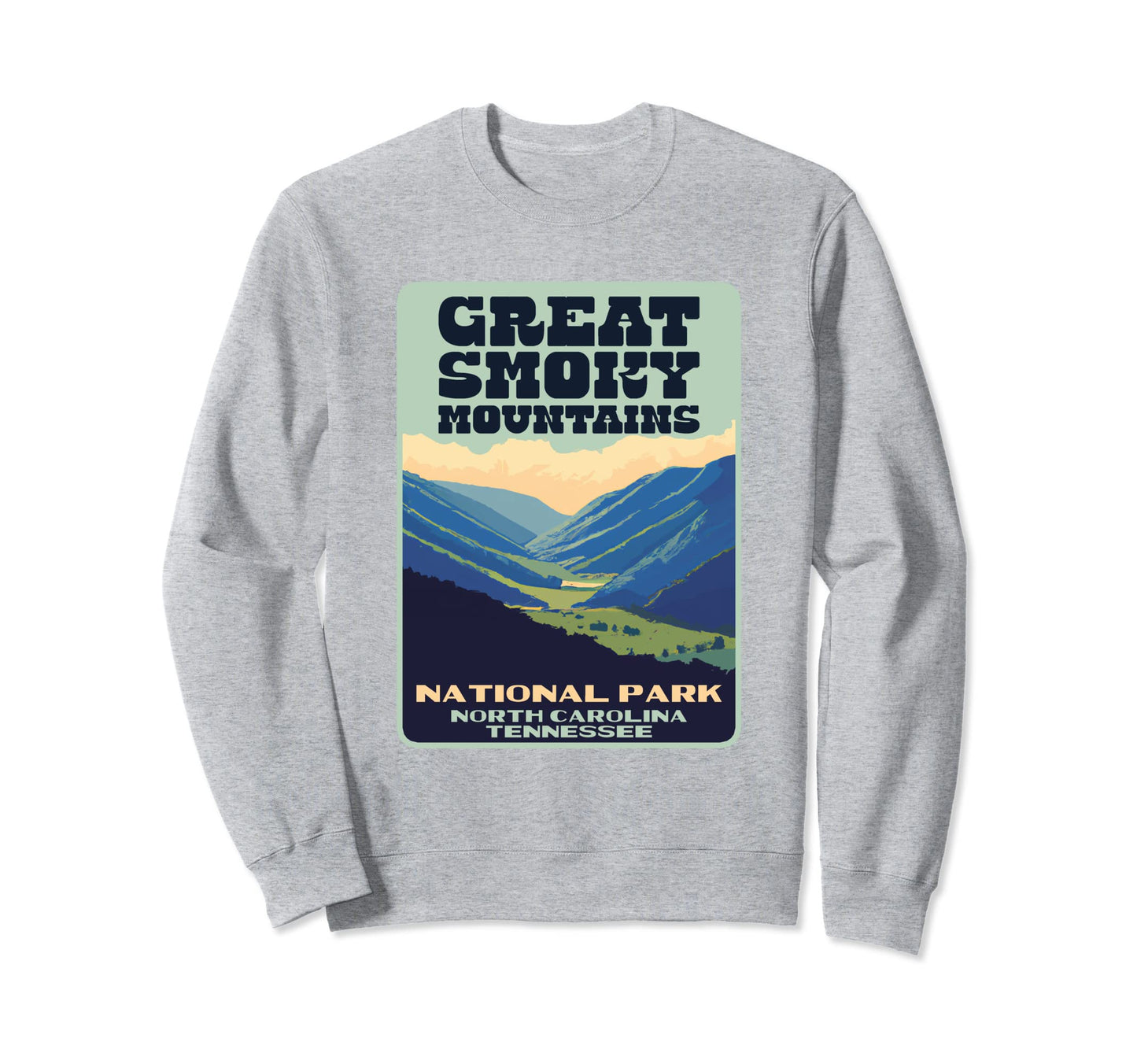 Great Smoky Mountains National Park Sweatshirt - Custom Art Print Unisex - T-Shirt, Sweatshirt, Hoodie