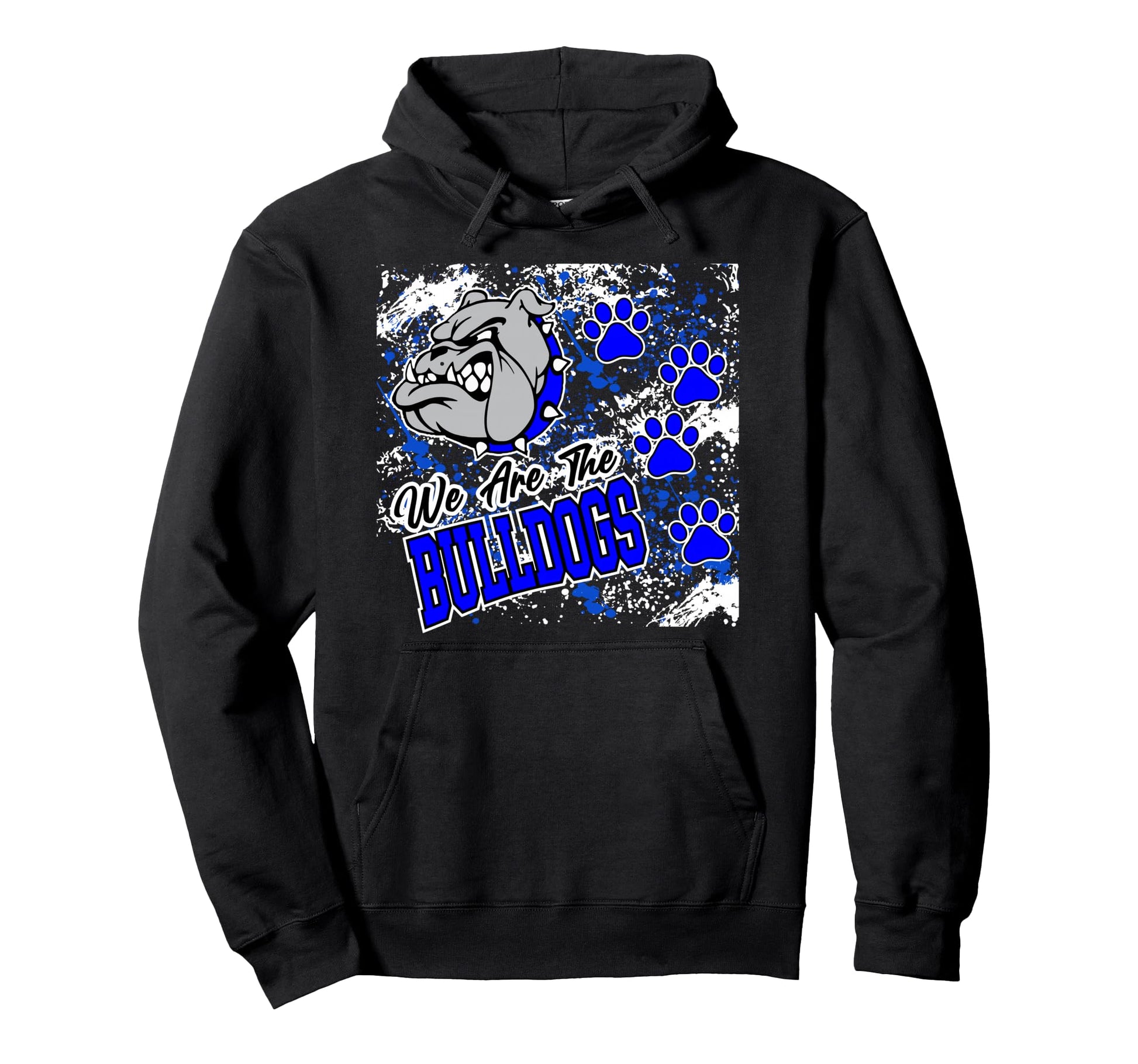 We Are Bulldogs Blue Bulldog Mom Game Hoodie - Trendy Graphic Men Women - T-Shirt, Sweatshirt, Hoodie