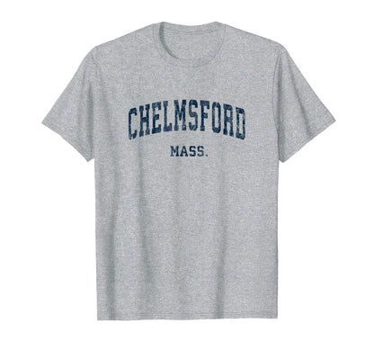 Chelmsford Massachusetts Ma Varsity T-Shirt - Custom Art Print Unisex - T-Shirt, Sweatshirt, Hoodie