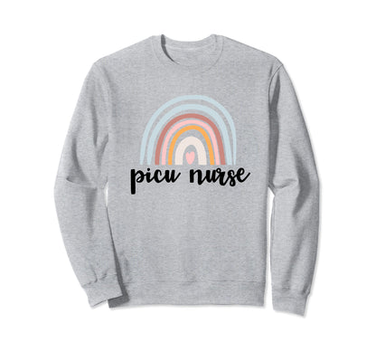Picu Nurse Pediatric Intensive Sweatshirt - Fun Novelty Design Men Women - T-Shirt, Sweatshirt, Hoodie