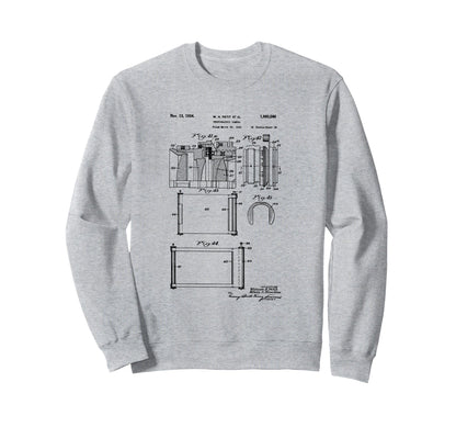 Camera Photographic Patent 1934 Sweatshirt - Streetwear Style for Adults - T-Shirt, Sweatshirt, Hoodie