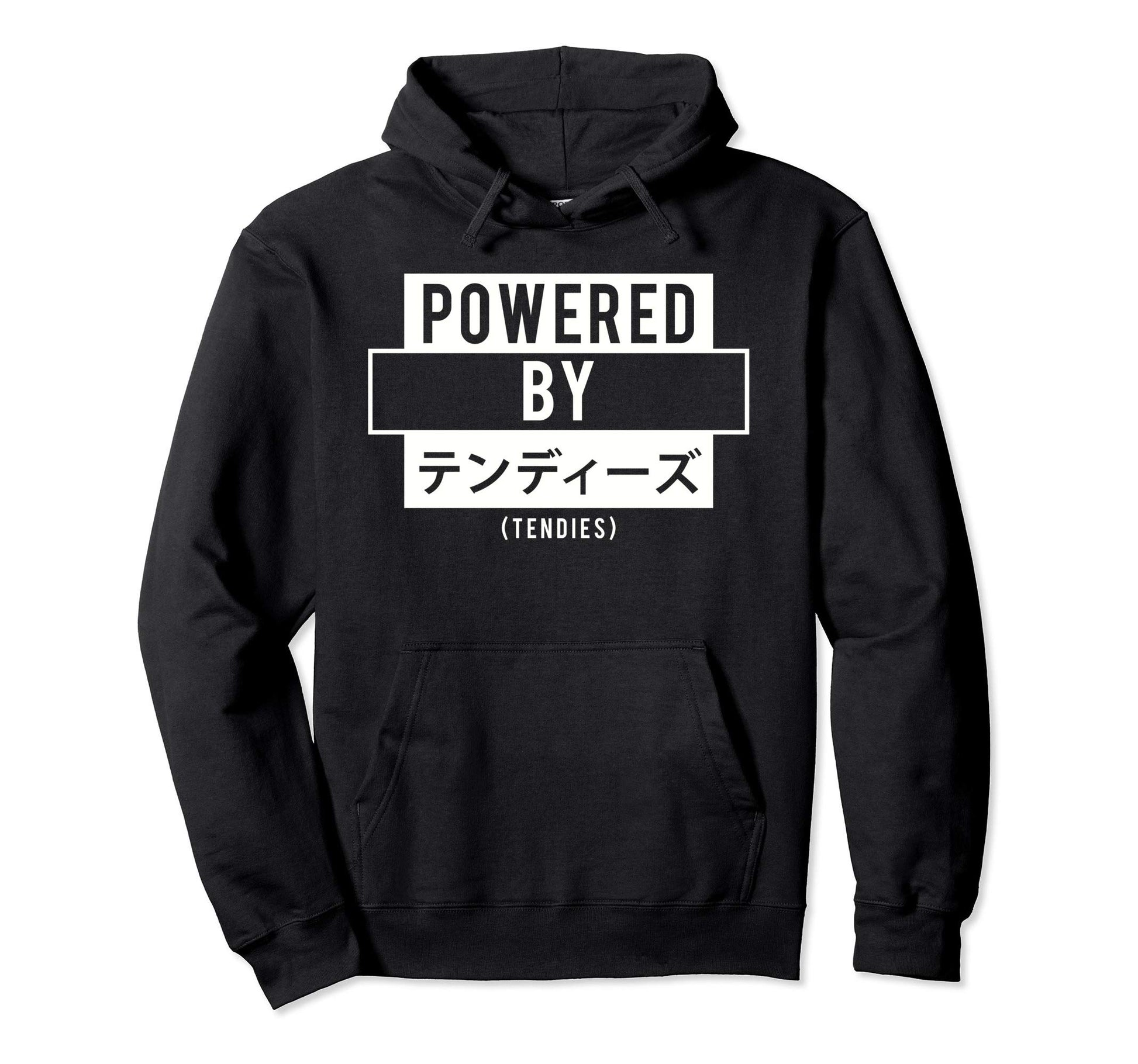 Powered Tendies Japanese Aesthetic Hoodie - Streetwear Style for Adults - T-Shirt, Sweatshirt, Hoodie