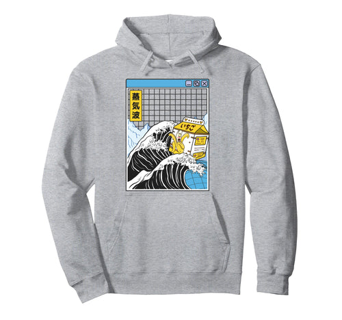 Banana Milk Kanagawa Wave Digital Hoodie - Fun Novelty Design Men Women - T-Shirt, Sweatshirt, Hoodie