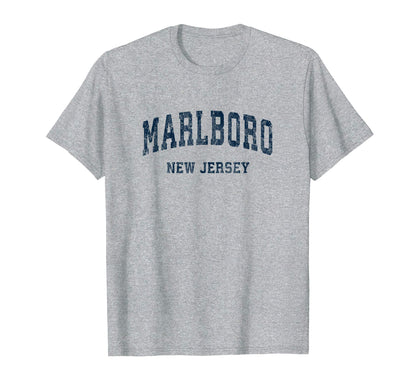 Marlboro New Jersey Nj Varsity T-Shirt - Fun Novelty Design Men Women - T-Shirt, Sweatshirt, Hoodie