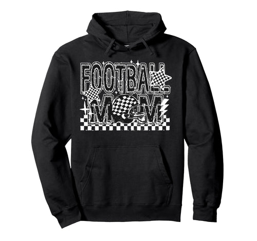 Football Mama Fall Football Mom Game Day Hoodie - Unique Graphic Men Women - T-Shirt, Sweatshirt, Hoodie