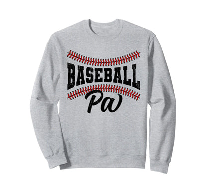 Baseball Pa Proud Grandpa Pa Sweatshirt - Aesthetic Graphic Men Women - T-Shirt, Sweatshirt, Hoodie