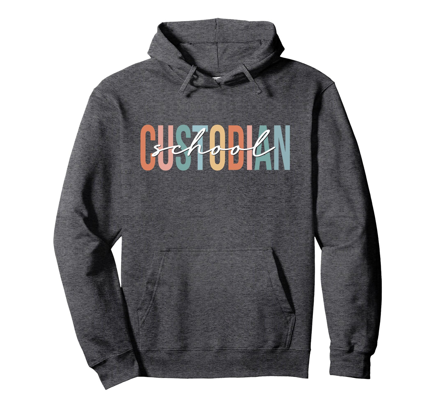 Boho School Custodian Back To School Hoodie - Casual Everyday Wear Unisex - T-Shirt, Sweatshirt, Hoodie