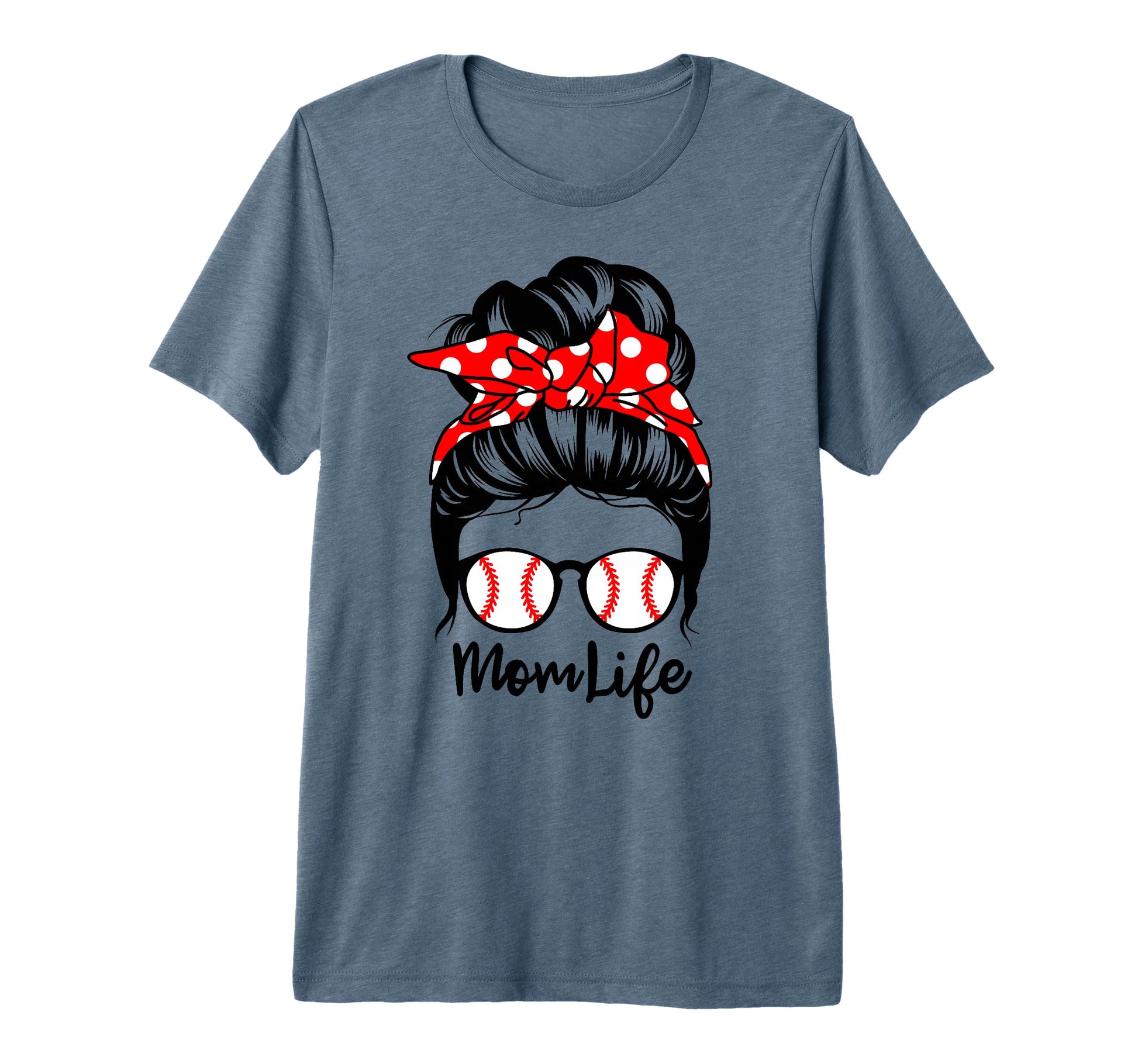 Mom Life Messy Bun Hair Funny T-Shirt - Streetwear Style Men Women - T-Shirt, Sweatshirt, Hoodie