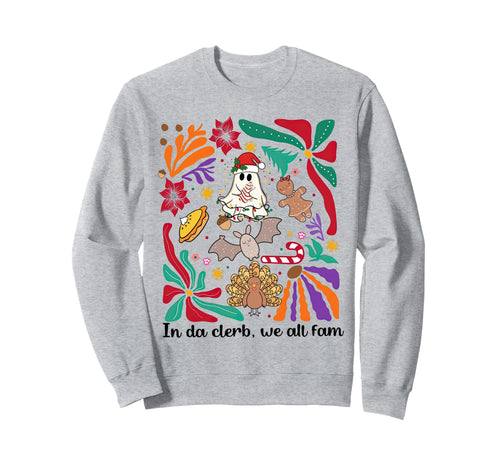 Boho Da Clerb We All Fam Funny Sweatshirt - Custom Art Print Unisex - T-Shirt, Sweatshirt, Hoodie